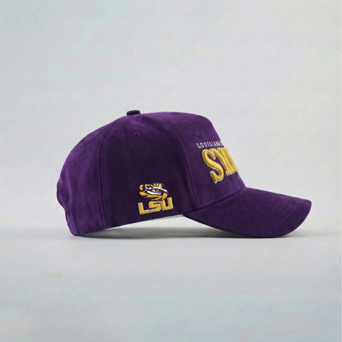 UPSIDE LSU Tigers Suede Hat - AVBL MRKT (2)