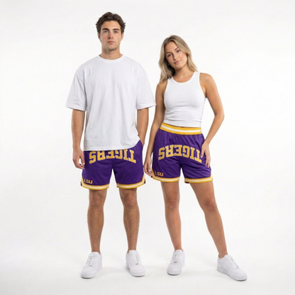UPSIDE LSU Varsity Mesh Shorts - AVBL MRKT (2)