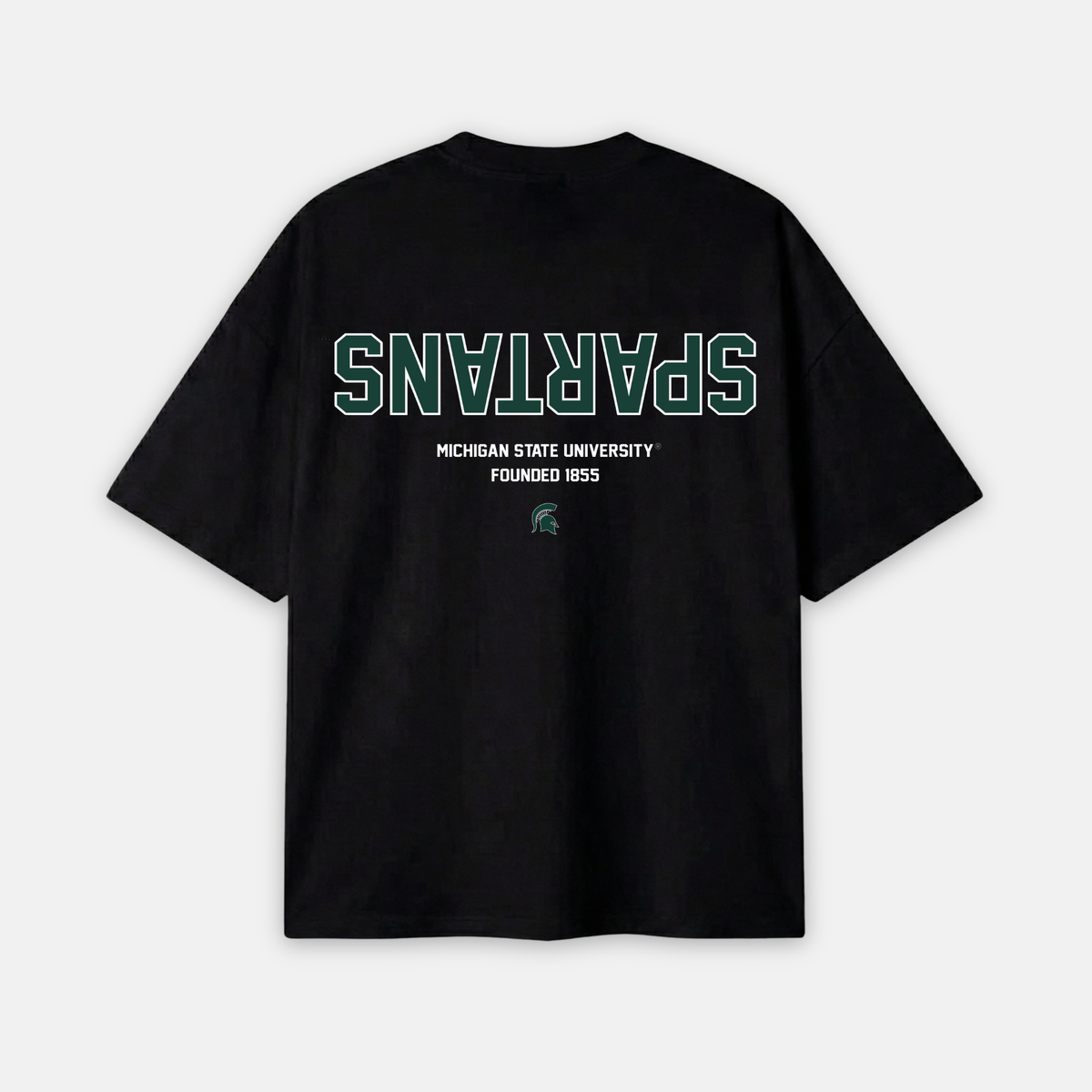 UPSIDE Michigan State Essentials Oversized Tee - AVBL MRKT (1)