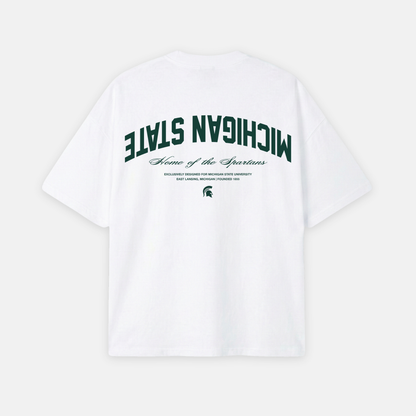 UPSIDE Michigan State Essentials Oversized Tee - AVBL MRKT (1)
