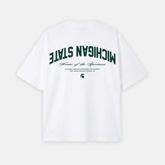 UPSIDE Michigan State Essentials Oversized Tee - AVBL MRKT (1)