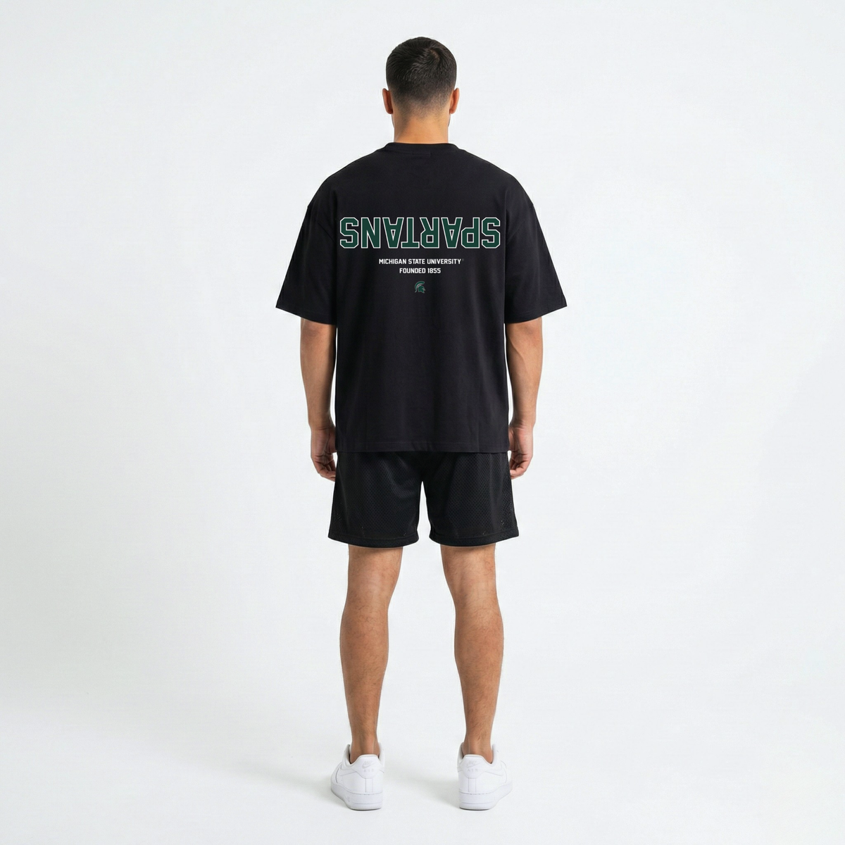UPSIDE Michigan State Essentials Oversized Tee - AVBL MRKT (3)