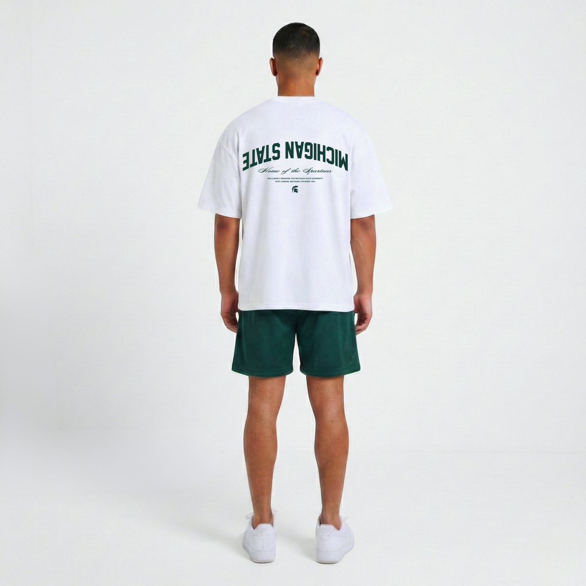 UPSIDE Michigan State Essentials Oversized Tee - AVBL MRKT (3)