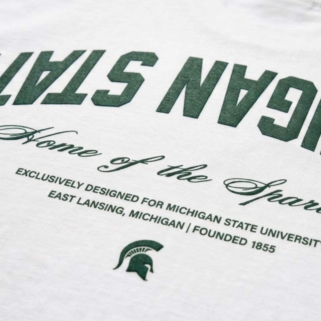UPSIDE Michigan State Essentials Oversized Tee - AVBL MRKT (4)