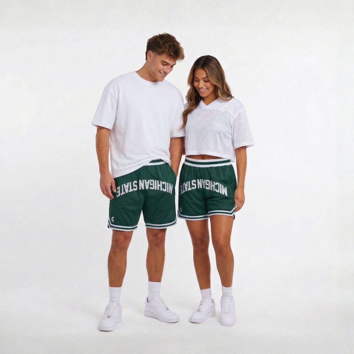 UPSIDE Michigan State Varsity Mesh Shorts - AVBL MRKT (2)