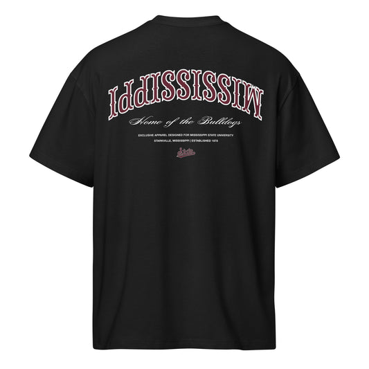 UPSIDE Mississippi State Essentials Oversized Tee - AVBL MRKT (1)