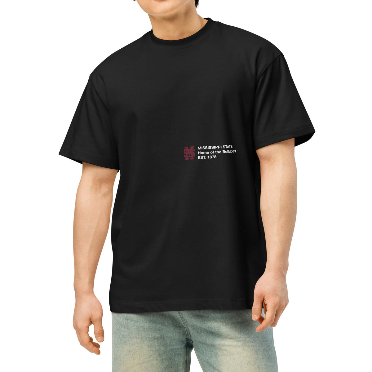 UPSIDE Mississippi State Essentials Oversized Tee - AVBL MRKT (5)
