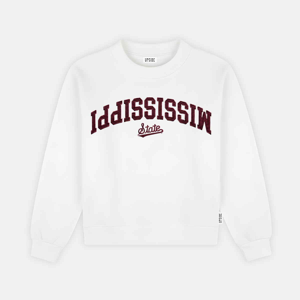 UPSIDE Mississippi State Varsity Crewneck - AVBL MRKT (1)