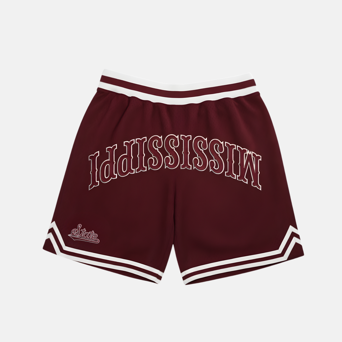 UPSIDE Mississippi State Varsity Mesh Shorts - AVBL MRKT (1)