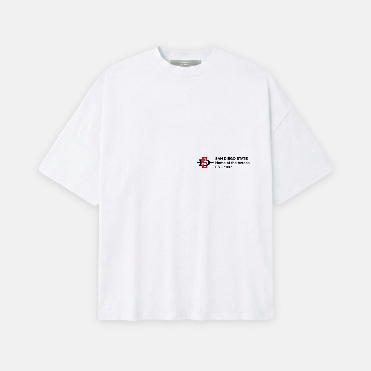 UPSIDE San Diego State Essentials Oversized Tee - AVBL MRKT (2)