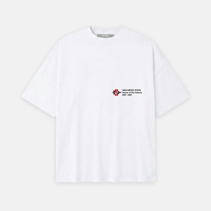 UPSIDE San Diego State Essentials Oversized Tee - AVBL MRKT (2)