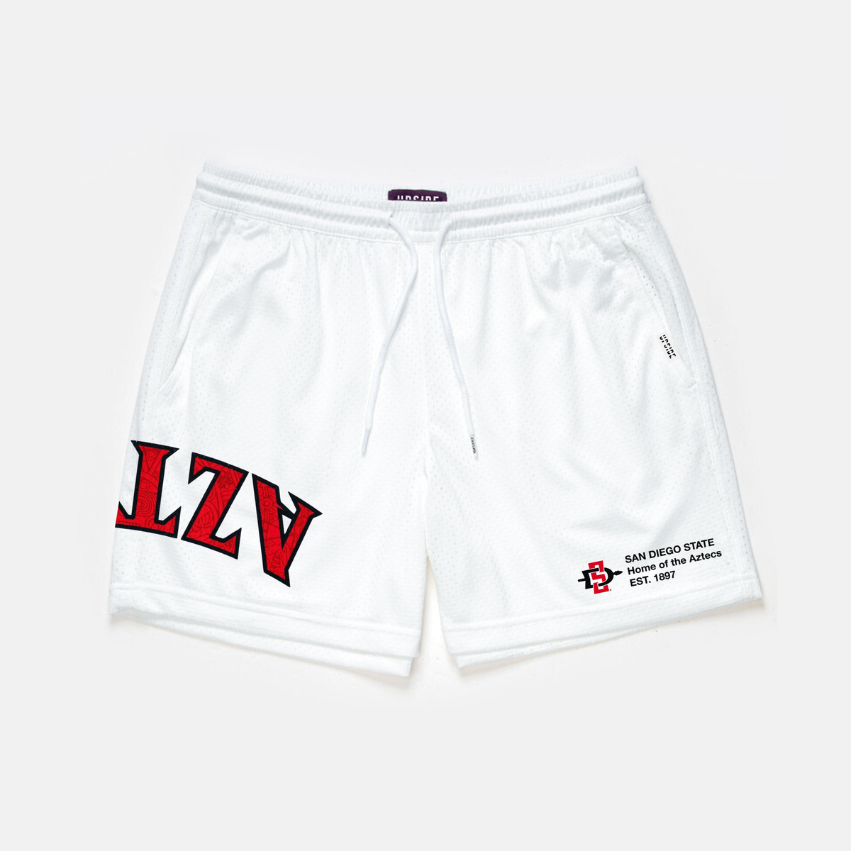 UPSIDE San Diego State Mesh Shorts | Exclusive - AVBL MRKT (1)