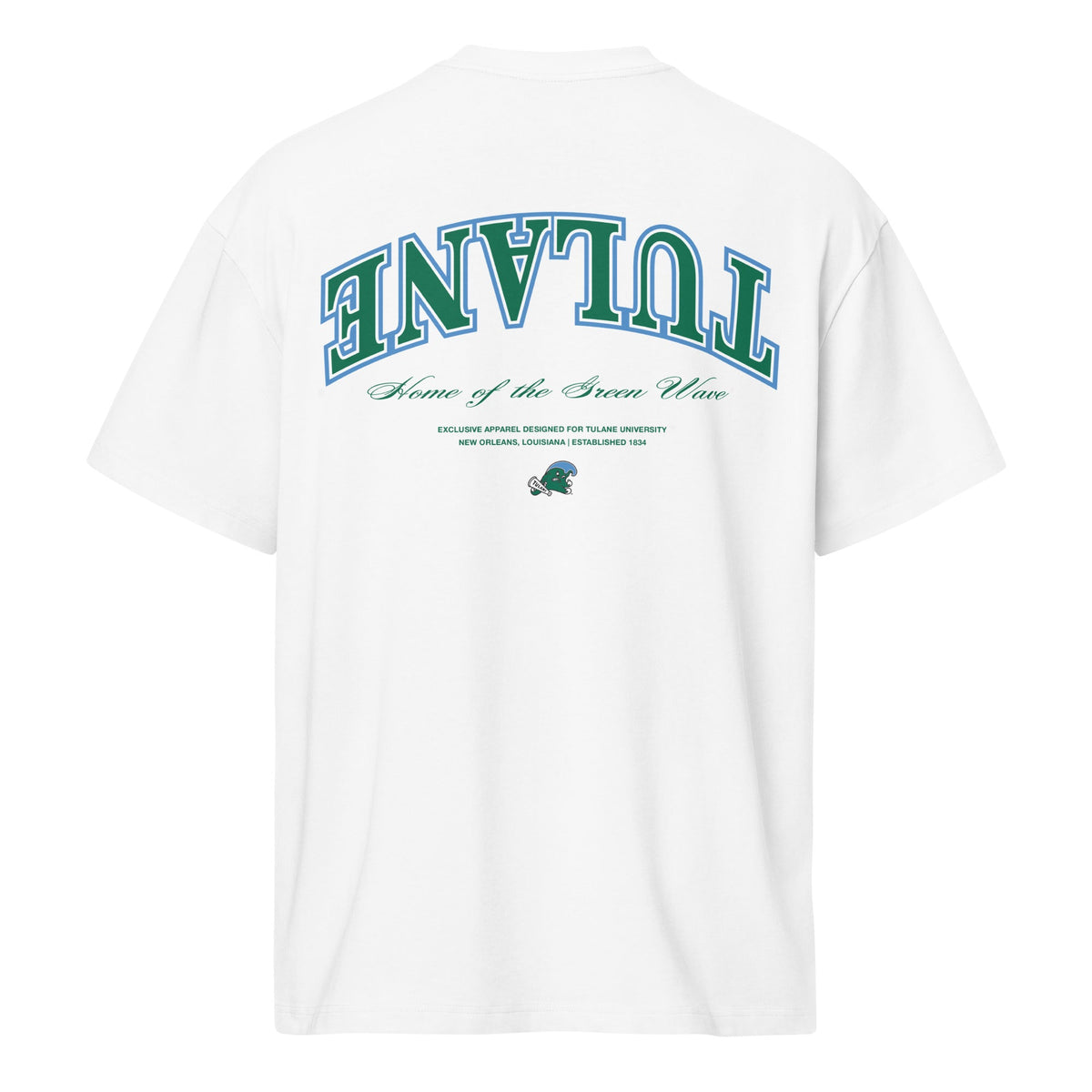 UPSIDE Tulane Essentials Oversized Tee - AVBL MRKT (1)