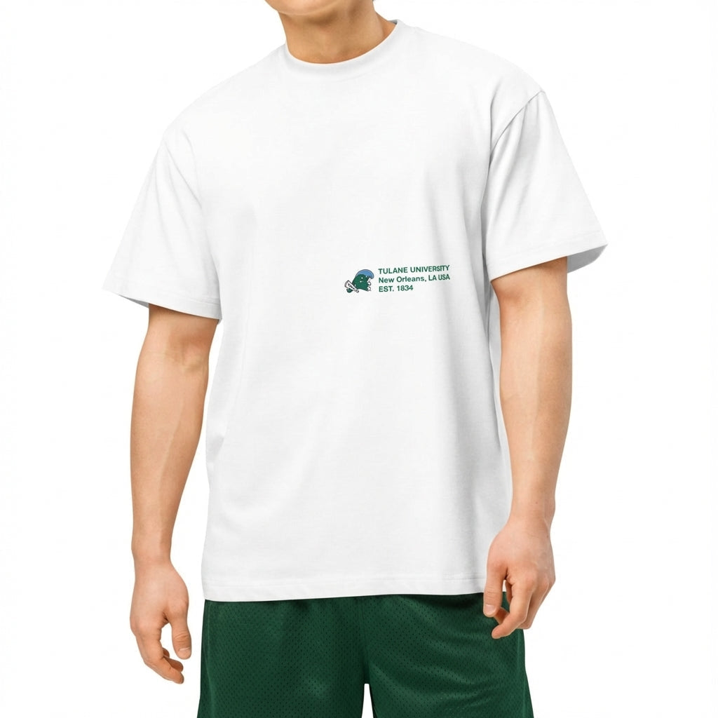 UPSIDE Tulane Essentials Oversized Tee - AVBL MRKT (4)