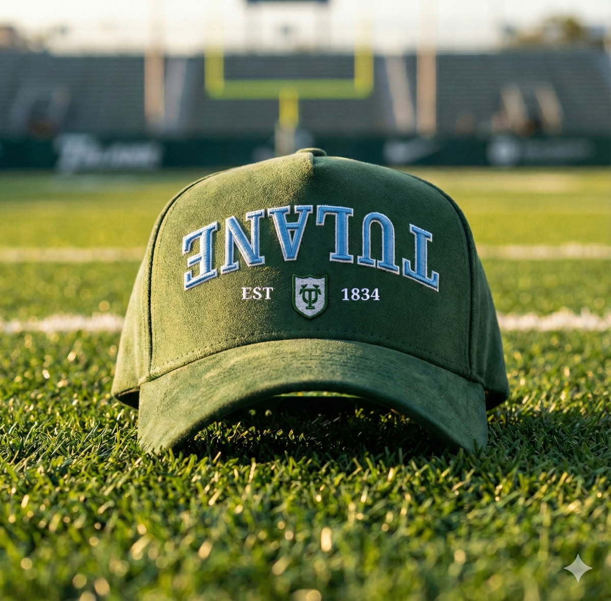 UPSIDE Tulane Established Suede Hat - AVBL MRKT (4)