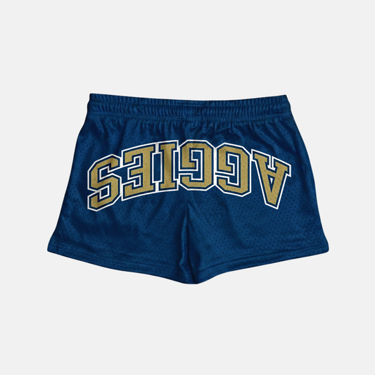 UPSIDE UC Davis Aggies Mesh Shorts | Women - AVBL MRKT (1)