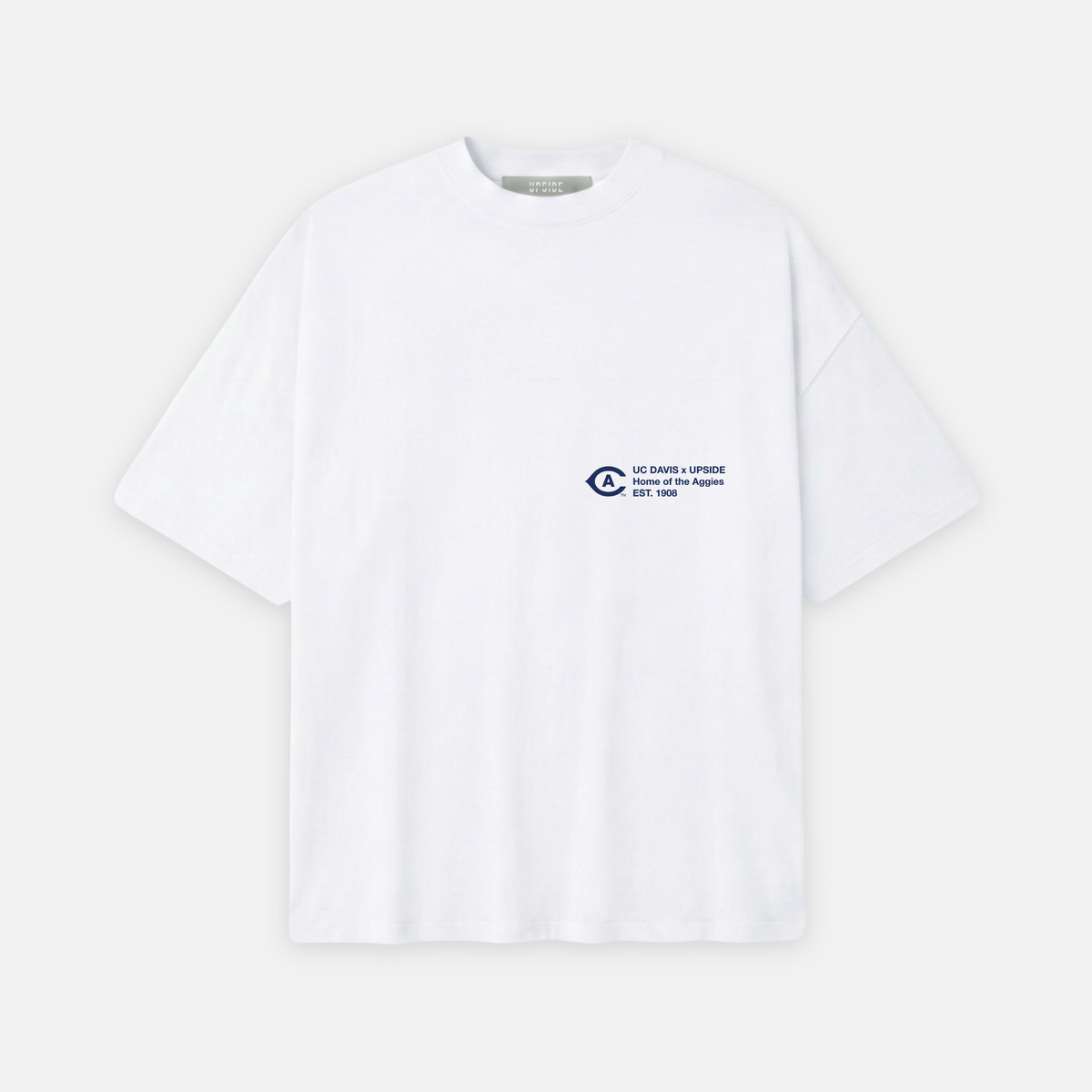 UPSIDE UC Davis Essentials Oversized Tee - AVBL MRKT (2)
