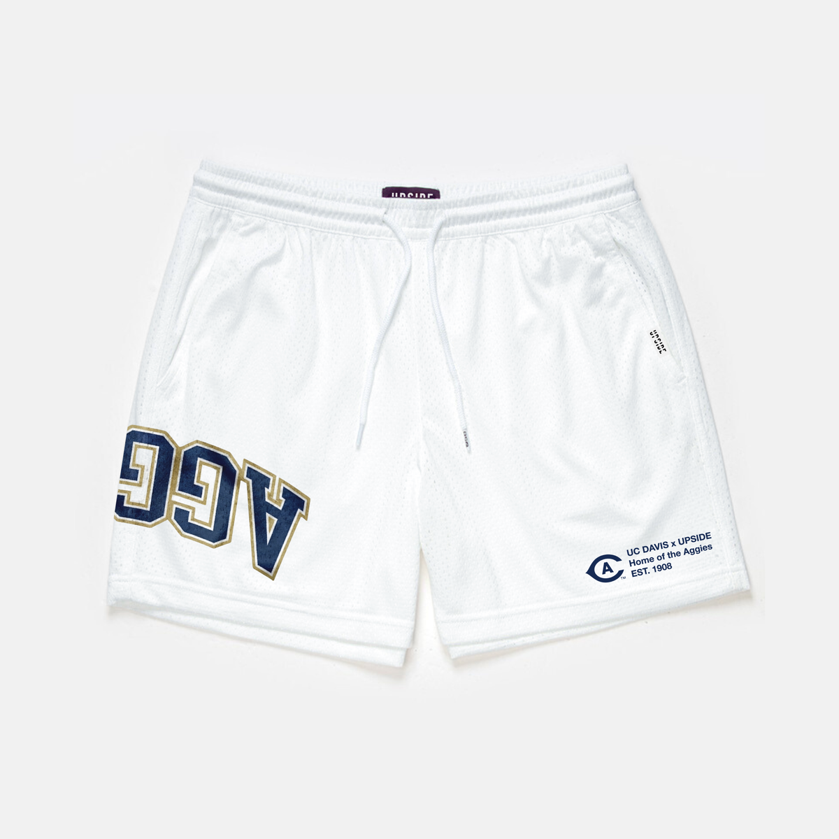 UPSIDE UC Davis Mesh Shorts | Exclusive - AVBL MRKT (1)