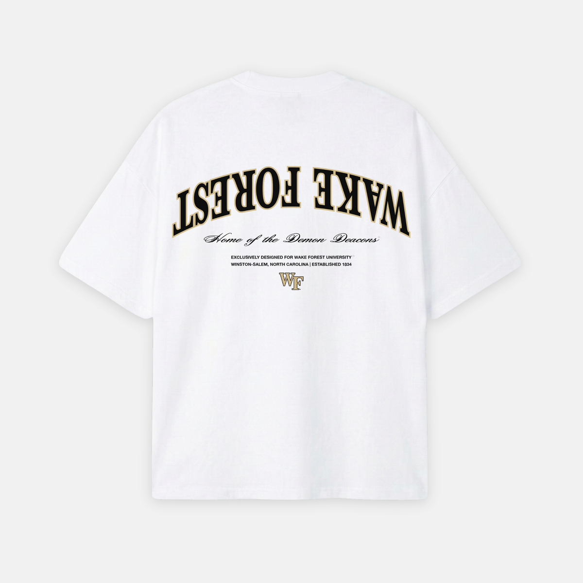 UPSIDE Wake Forest Essentials Oversized Tee - AVBL MRKT (1)