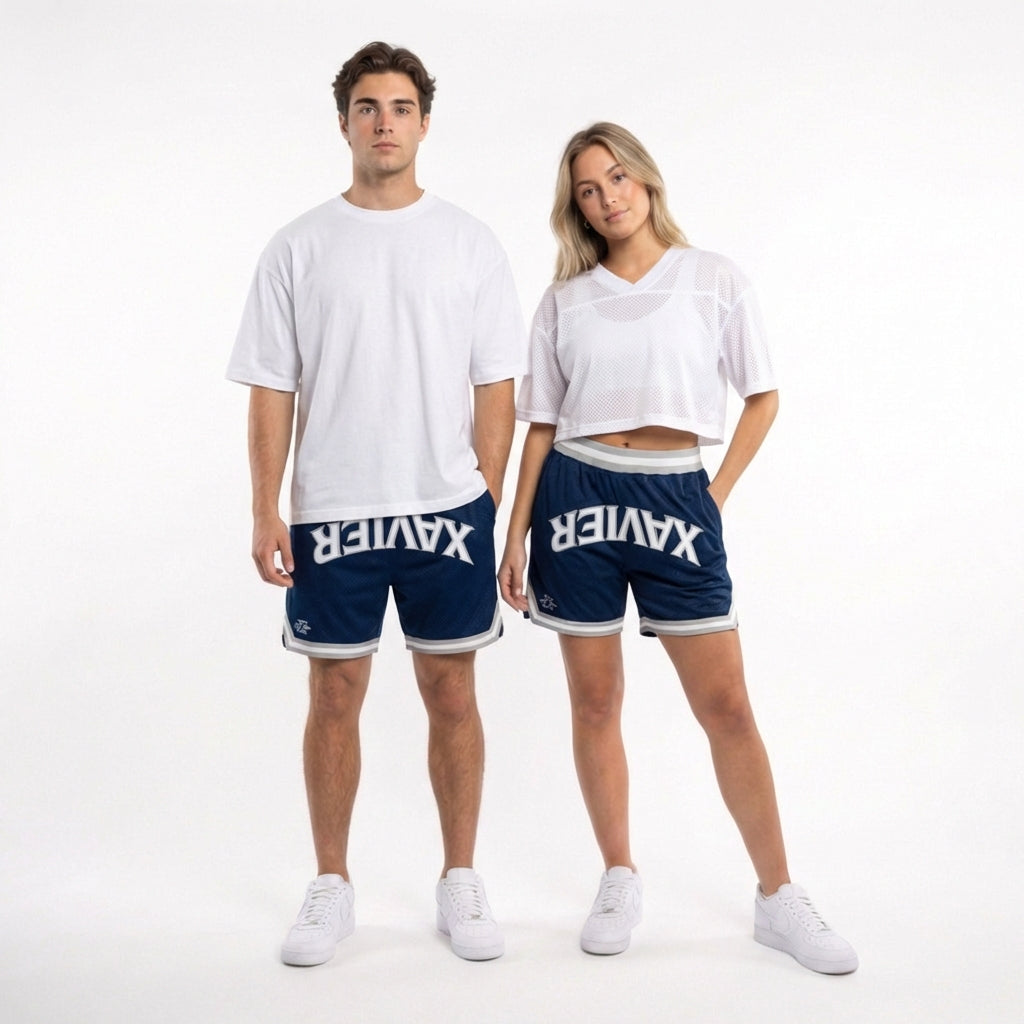 UPSIDE Xavier Varsity Mesh Shorts - AVBL MRKT (2)