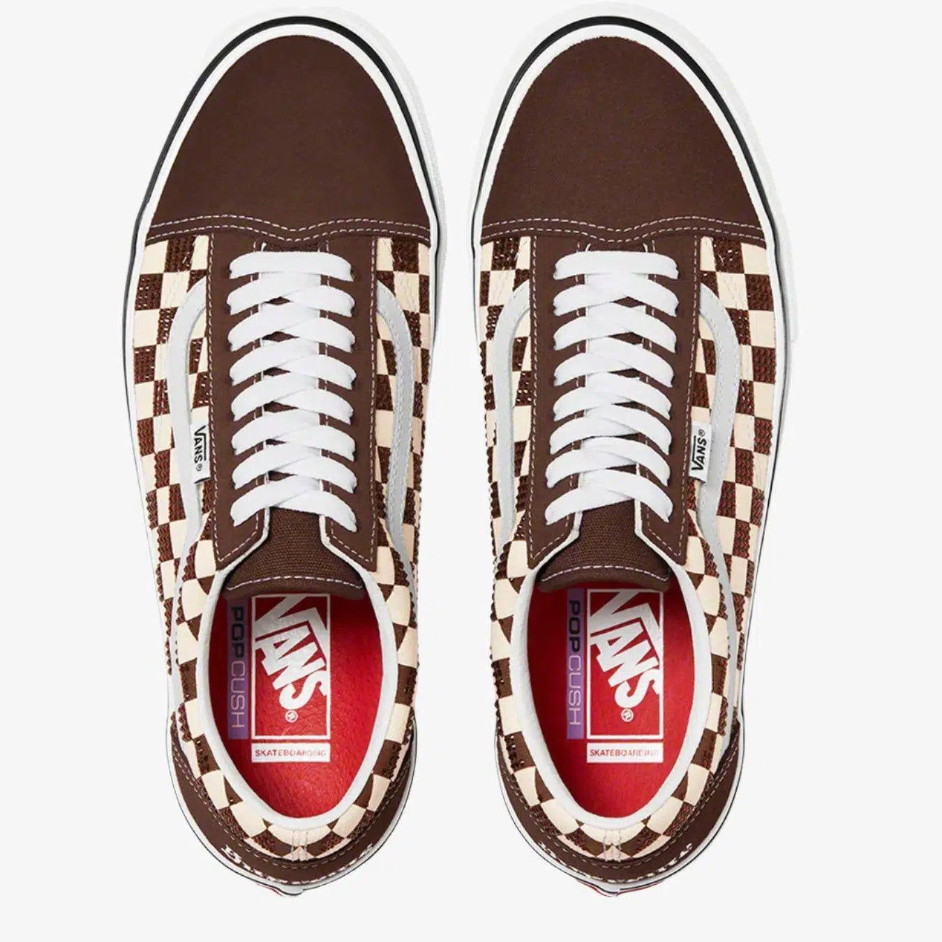 Vans Skate Old Skool x Supreme x Swarovski 'Brown Crystals' (2022) [VN0A5KRXBRO] Athletic Casual Fashion Skateboarding Sports Sneakers for Unisex Adult Mens - AVBL MRKT (5)