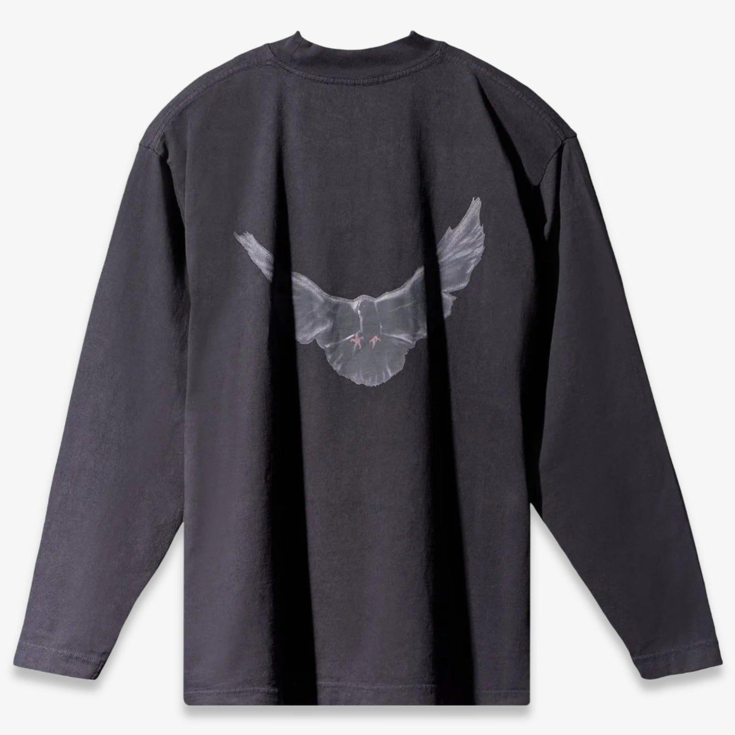 Yeezy x Gap Engineered by Balenciaga L/S Long Sleeve Tee 'Dove' Black (SS22) [10A-DOVE-LS-TE258BLK25] Casual Fashion T-Shirt Top for Unisex Adult Mens Hypebeast - AVBL MRKT (2)