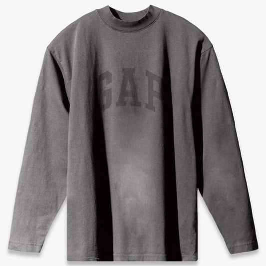 Yeezy x Gap Engineered by Balenciaga L/S Long Sleeve Tee 'Dove' Dark Grey (SS22) [10A-DOVE-LS-TE269DKGR1] Casual Fashion T-Shirt Top for Unisex Adult Mens Hypebeast - AVBL MRKT (1)