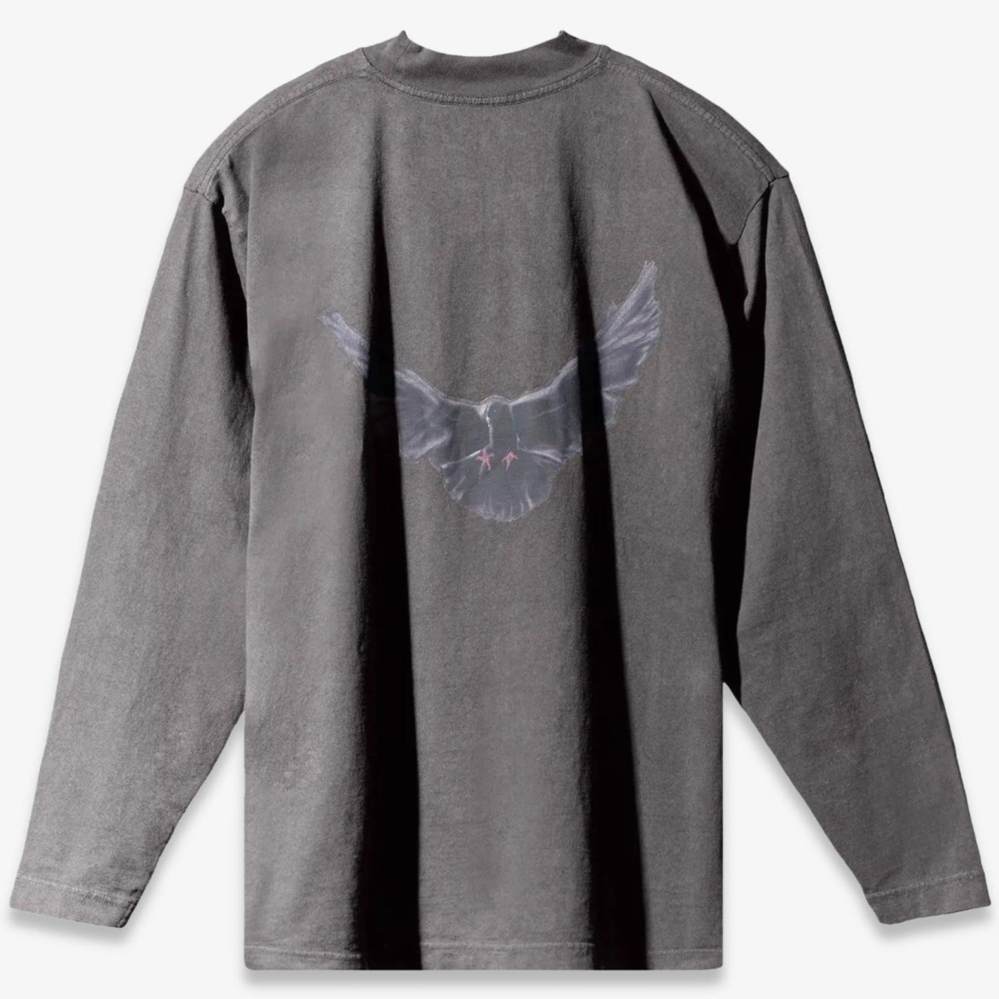 Yeezy x Gap Engineered by Balenciaga L/S Long Sleeve Tee 'Dove' Dark Grey (SS22) [10A-DOVE-LS-TE269DKGR1] Casual Fashion T-Shirt Top for Unisex Adult Mens Hypebeast - AVBL MRKT (2)