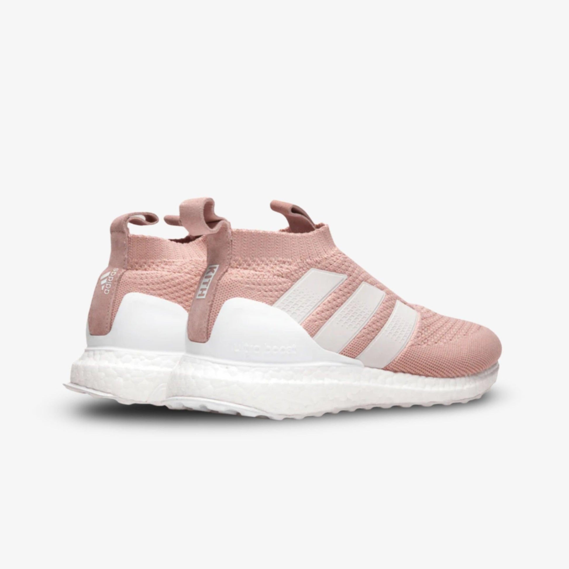 adidas Ace 16+ Ultra Boost x Ronnie Fieg x Kith 'Flamingos' (2017) [CM7890] Athletic Casual Fashion Running Sports Sneakers in Clear Granite / Clear Granite / Vapor Pink for Unisex Adult Mens - AVBL MRKT (4)
