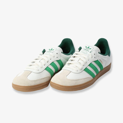 adidas Samba OG 'Core White / Collegiate Green' (2025) [JI3202] Athletic Casual Fashion Sneakers in Core White / Green / Collegiate Green for Unisex Adult Mens - AVBL MRKT (1)