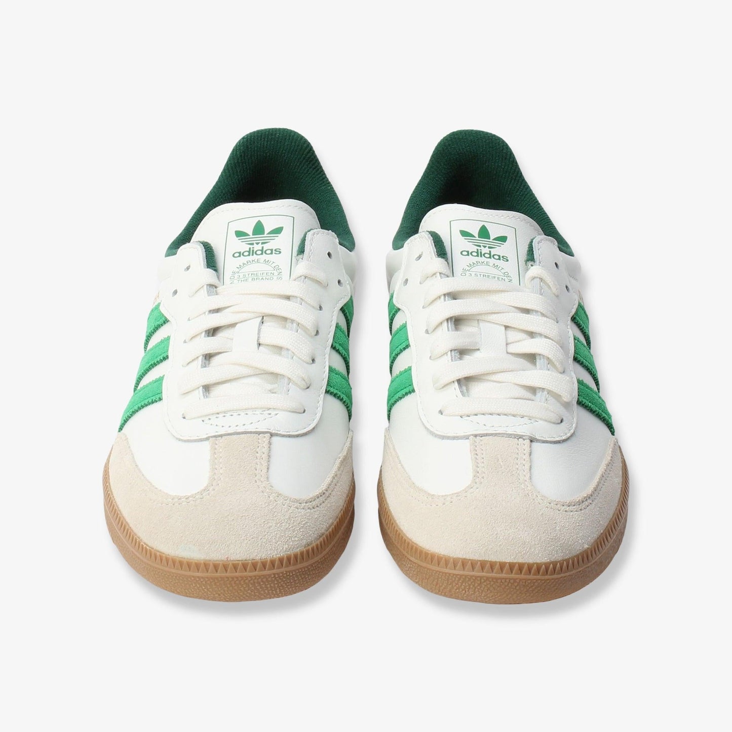 adidas Samba OG 'Core White / Collegiate Green' (2025) [JI3202] Athletic Casual Fashion Sneakers in Core White / Green / Collegiate Green for Unisex Adult Mens - AVBL MRKT (5)