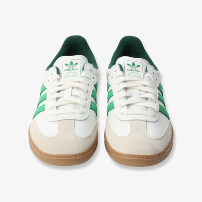 adidas Samba OG 'Core White / Collegiate Green' (2025) [JI3202] Athletic Casual Fashion Sneakers in Core White / Green / Collegiate Green for Unisex Adult Mens - AVBL MRKT (5)
