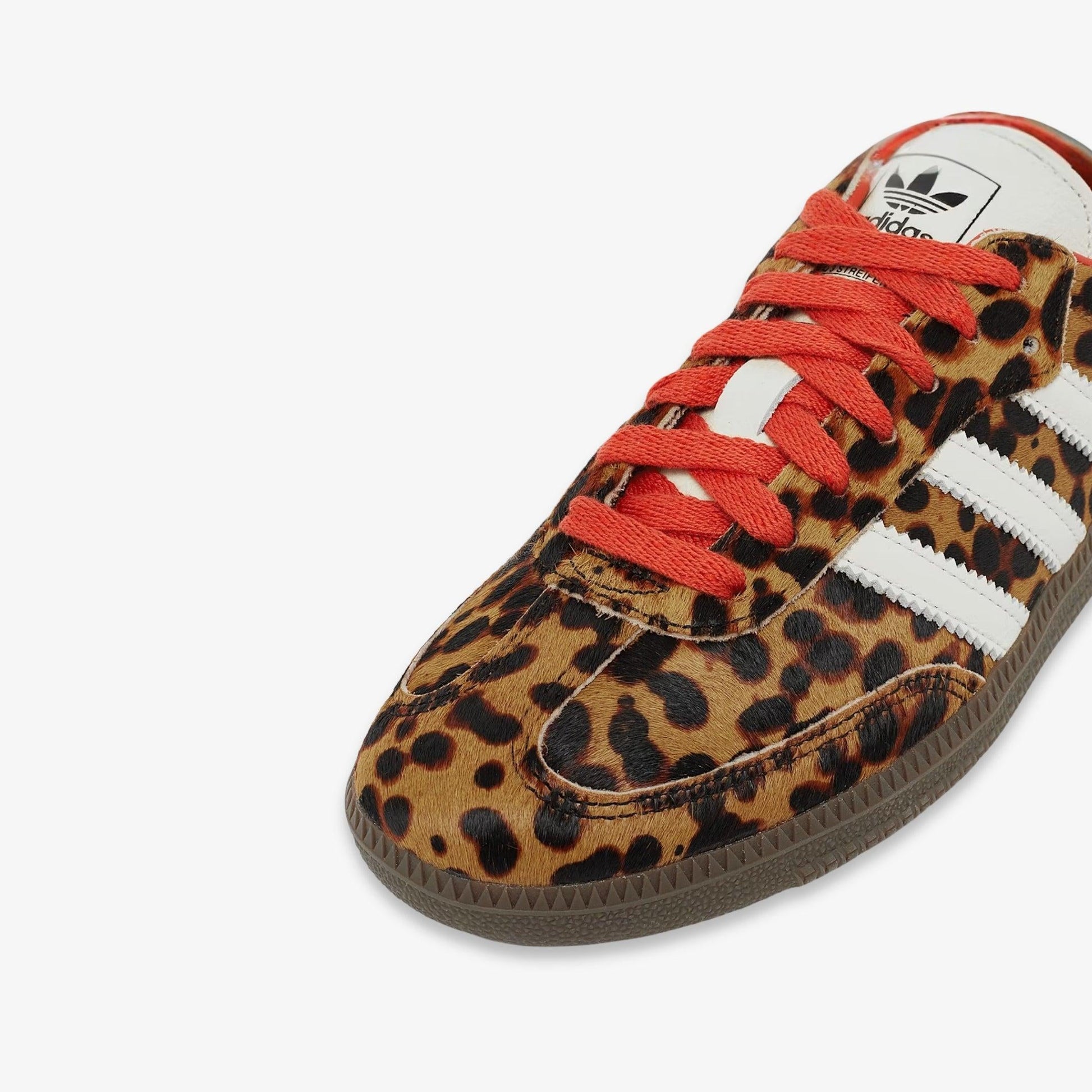 adidas Samba OG 'Preloved Red Cheetah / Leopard' (2025) (Womens) [JI2734] Athletic Casual Fashion Sneakers in Core Black / Preloved Red / Cream White for Unisex Adult Female Ladies Girls WMNS - AVBL MRKT (6)