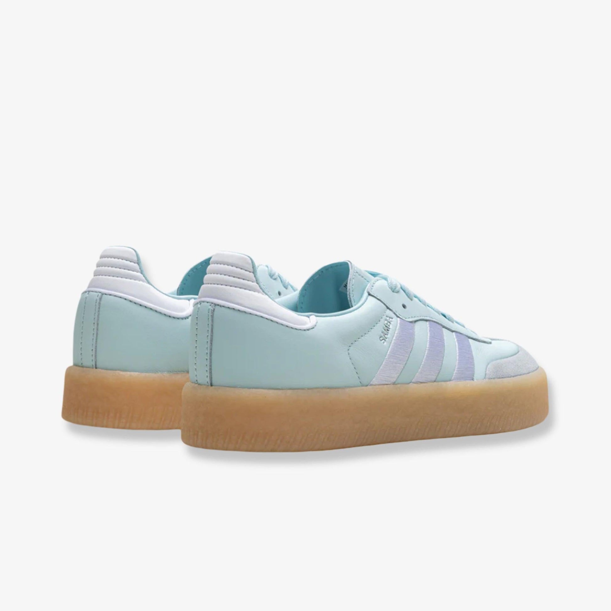 adidas Sambae 'Almost Blue / Silver Metallic' (2024) (Womens) [ID0435] Athletic Casual Fashion Sneakers in Almost Blue / Cloud White / Silver Metallic for Unisex Adult Female Ladies Girls WMNS - AVBL MRKT (4)
