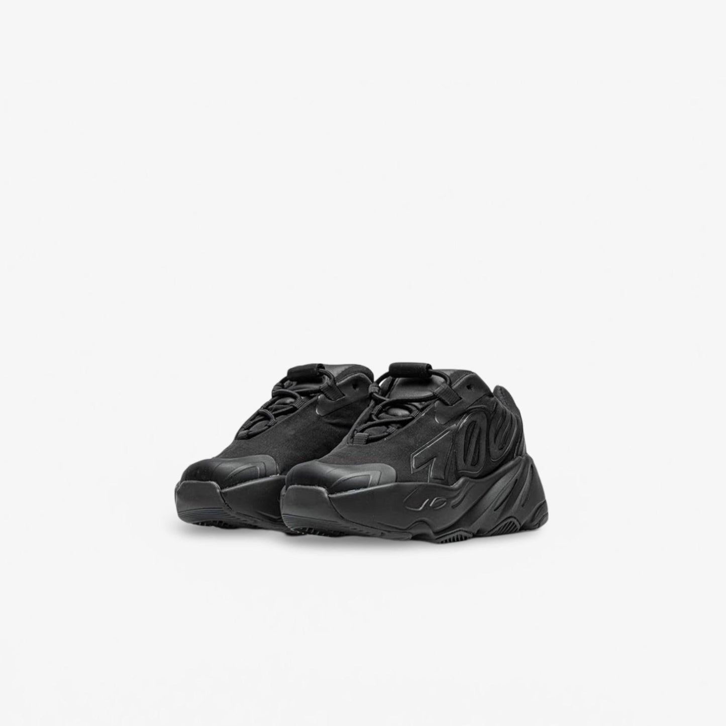 adidas Yeezy Boost 700 MNVN 'Triple Black' (2020) (Infant) [FY4392] Athletic Casual Fashion Running Sports Sneakers for Unisex Baby TD Toddler - AVBL MRKT (1)