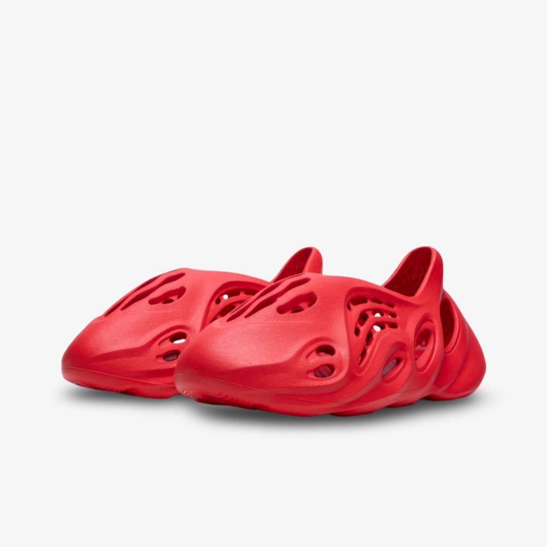 adidas Yeezy Foam Runner 'Red Vermilion' (2021) [GW3355] Athletic Casual Fashion Clogs Sneakers for Unisex Adult Mens - AVBL MRKT (1)