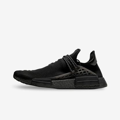 adidas x Pharrell Williams NMD Human Race 'Triple Black' (2021) [GX2487] Athletic Casual Fashion Running Sports Sneakers in Black / Black / Black for Unisex Adult Mens - AVBL MRKT (2)